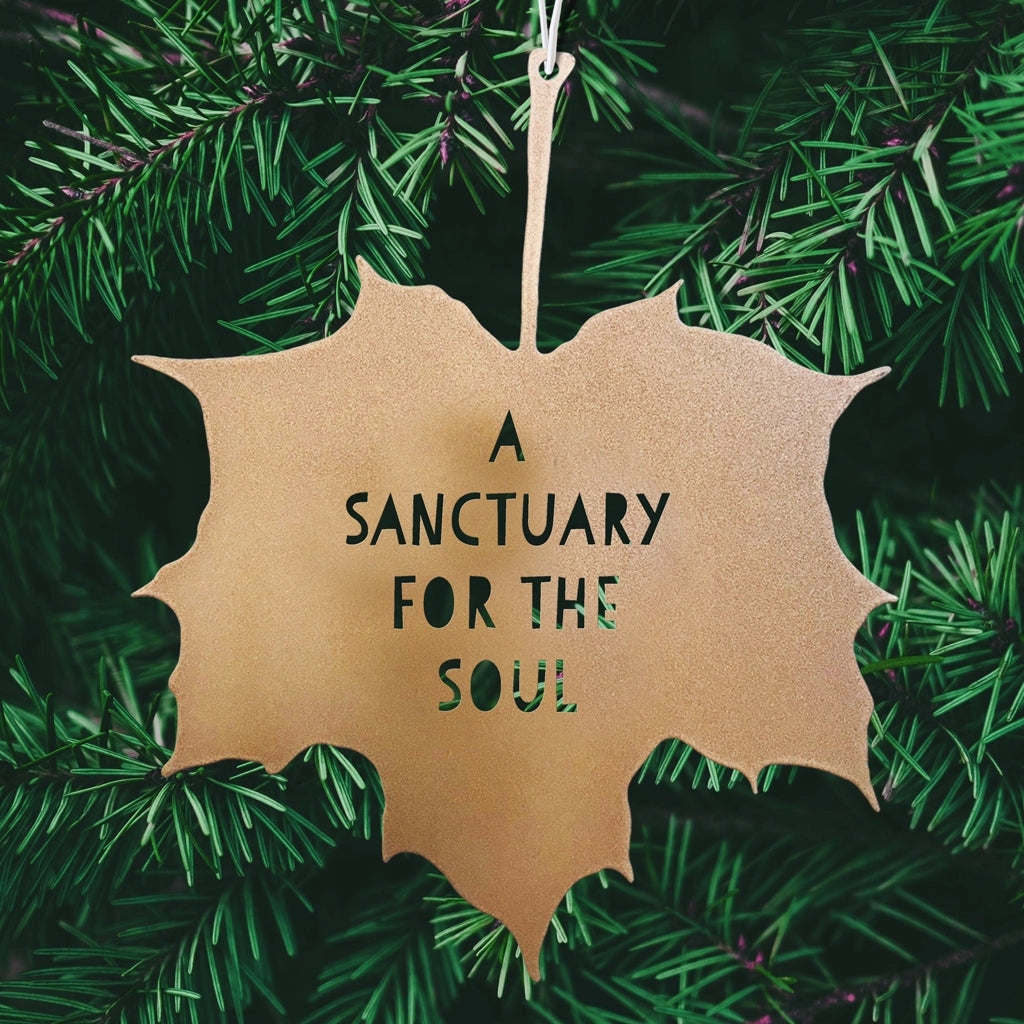 Leaf Quote - A Sanctuary for the Soul