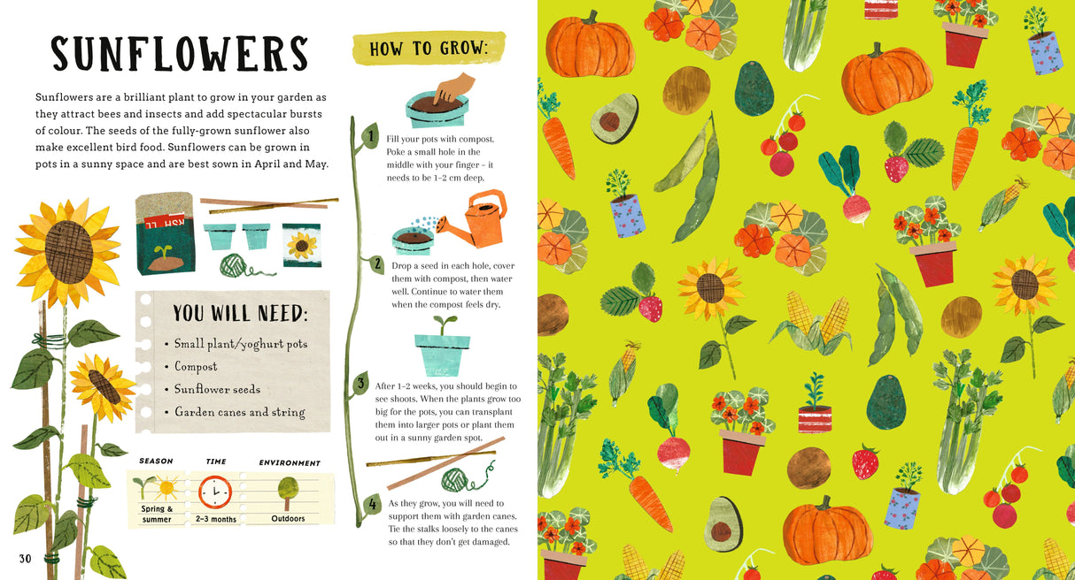 Book - Growing Green A First Book of Gardening for Kids