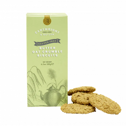 Optional Gluten Free Oat Crumble Biscuits