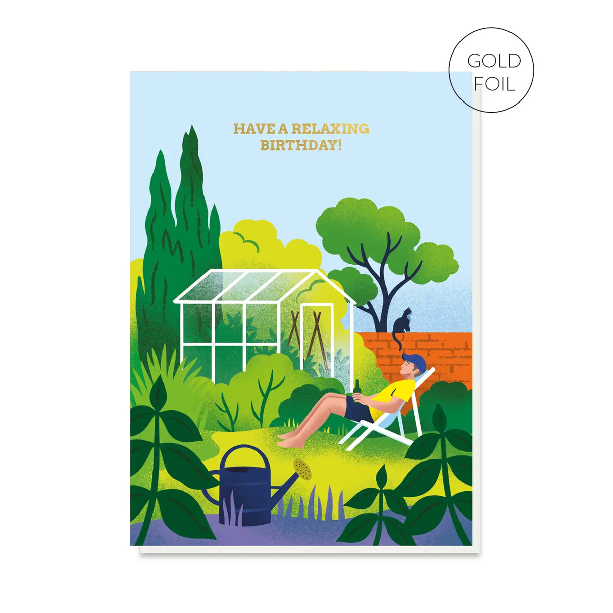 Relaxing Garden Birthday Card