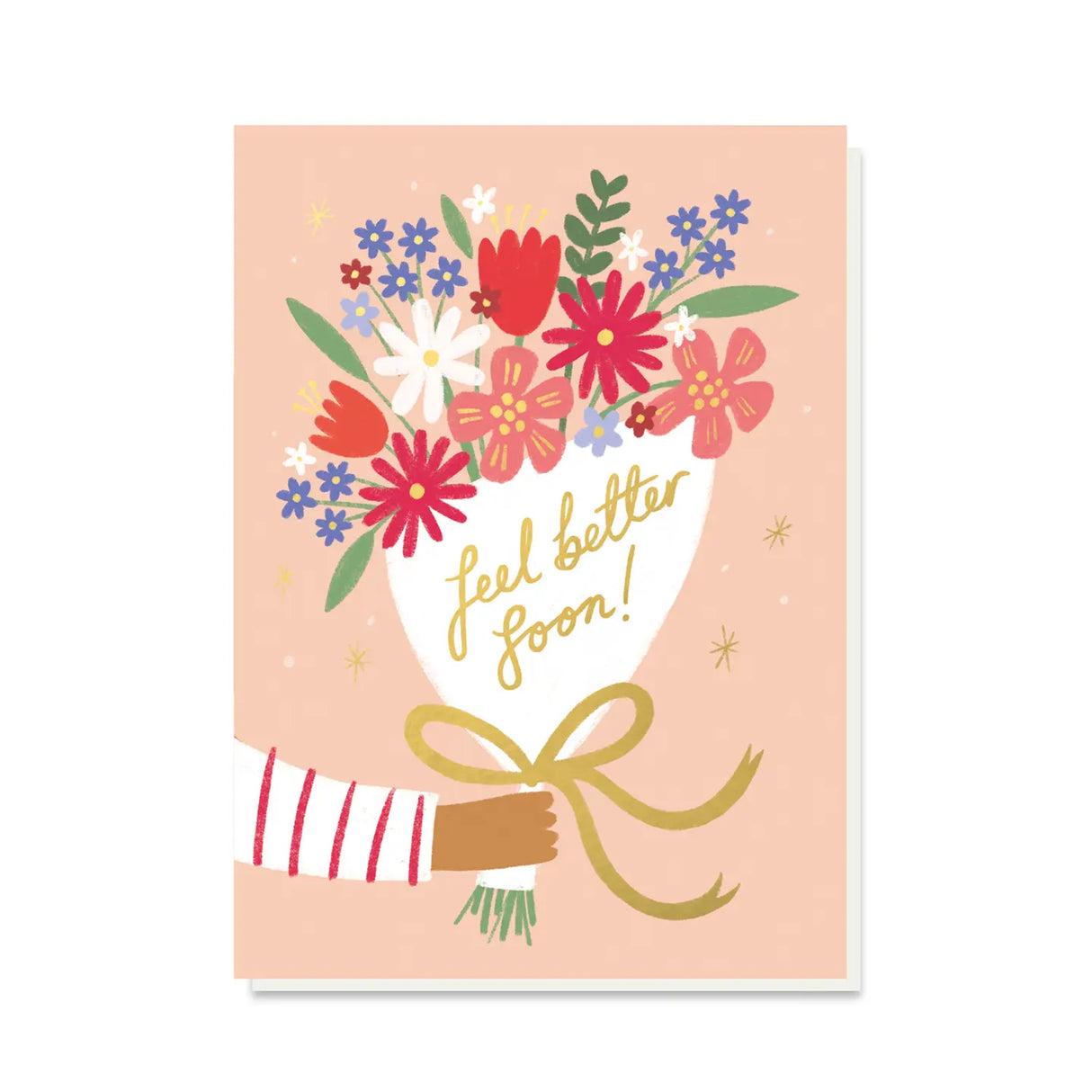 Feel Better Soon Flowers Card