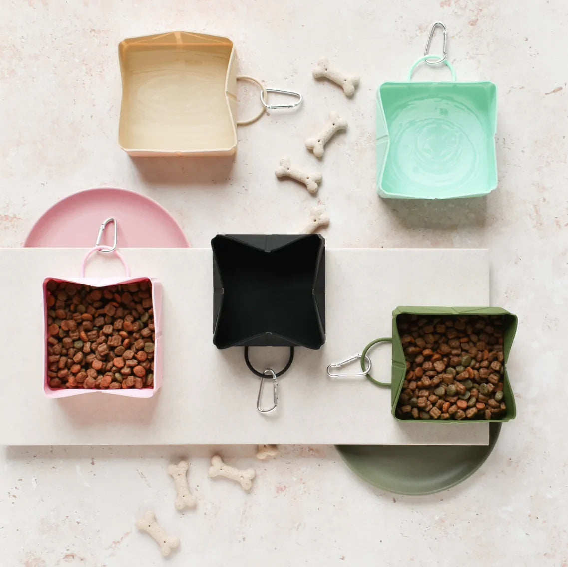 Foldable Dog Travel Bowl