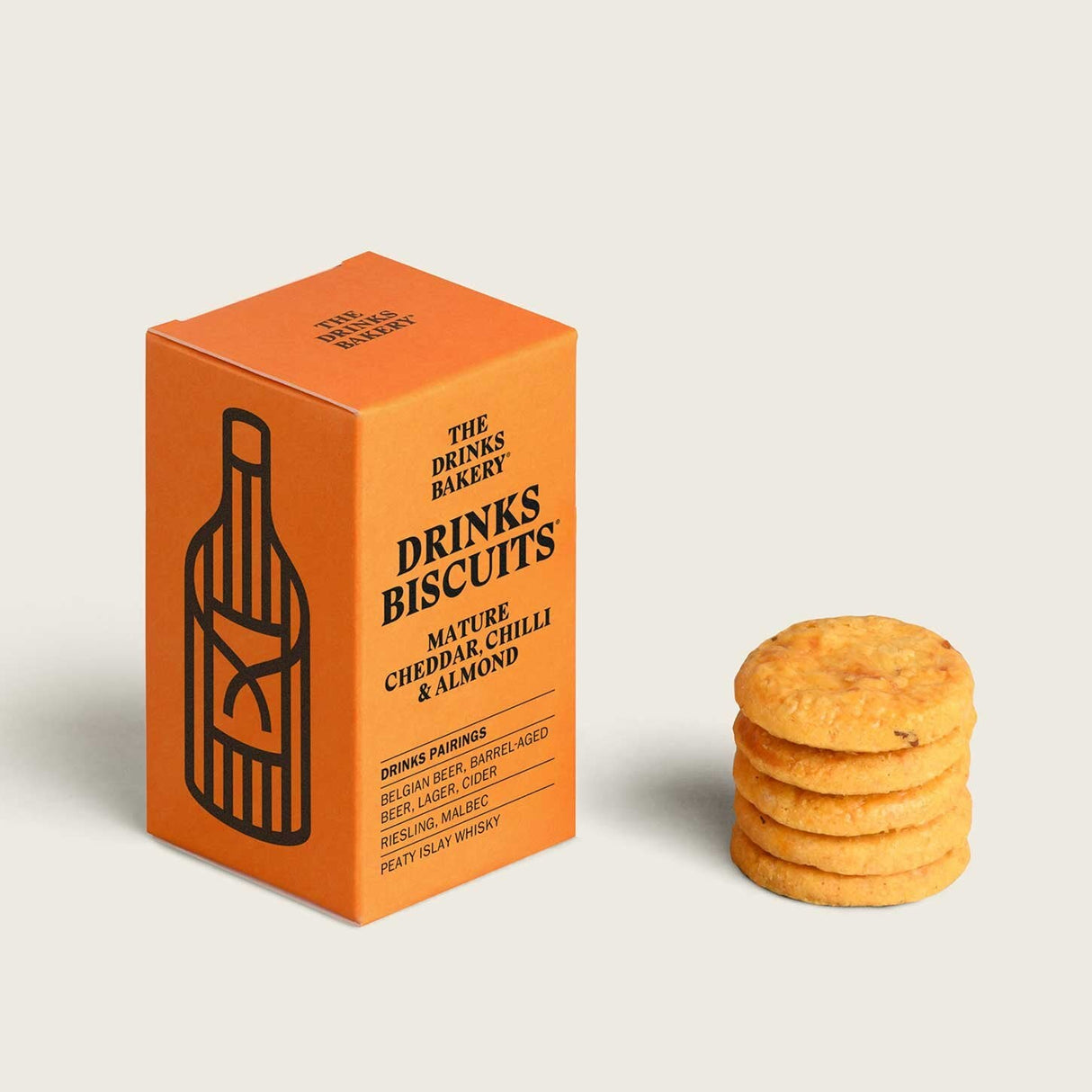 Drinks Biscuits - Cheddar Chilli & Almond