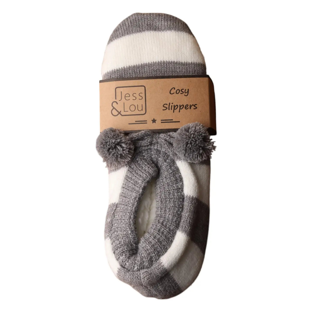Cosy Stripe Slipper Socks