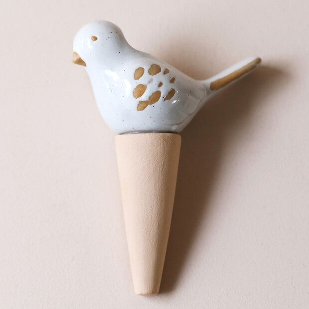 Bird Plant Watering Ceramic Spike