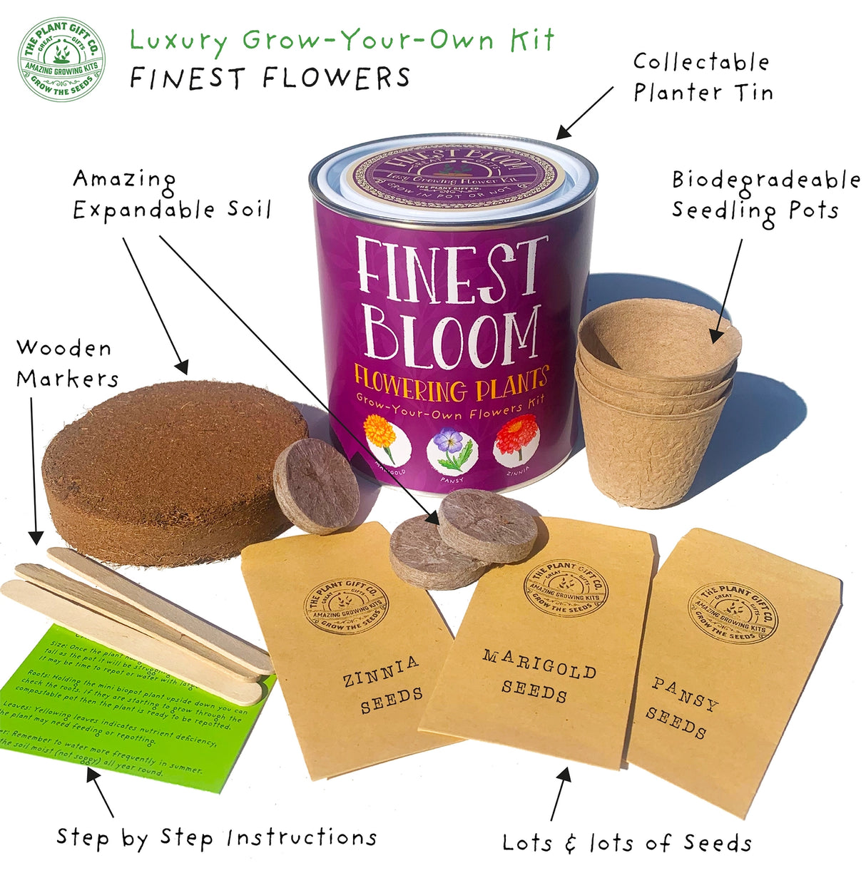 Grow Your Own Flowers Kit