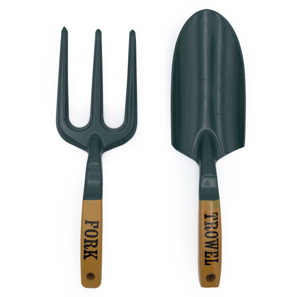 Fork & Trowel Set - Green