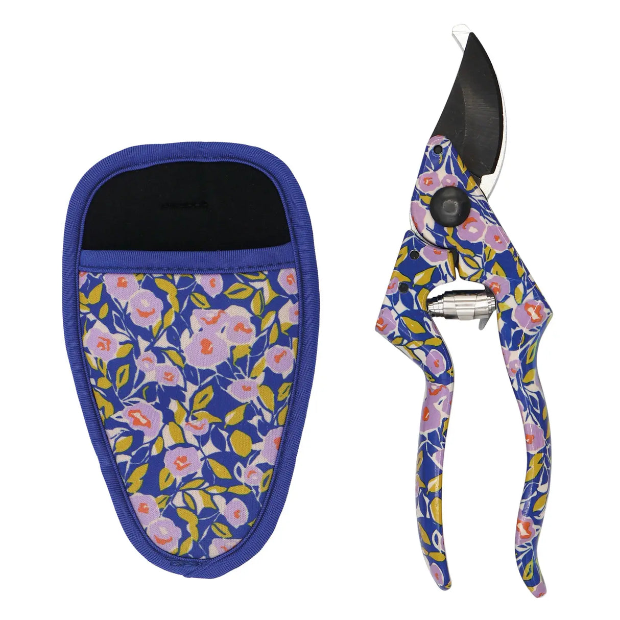 Secateurs With Pouch – Blue Floral