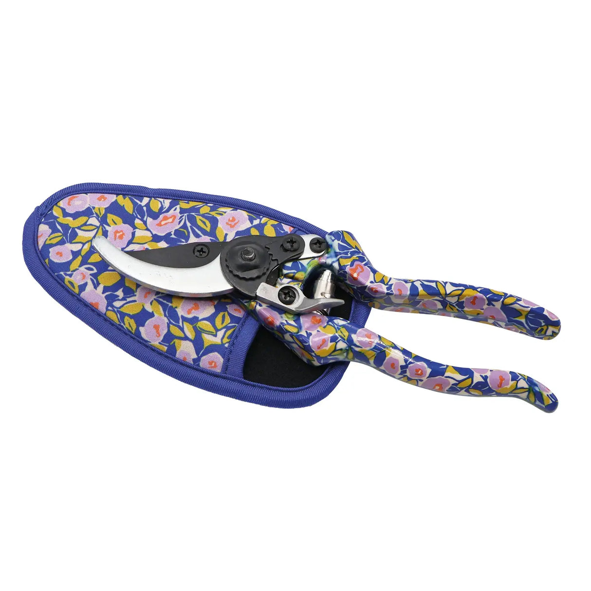 Secateurs With Pouch – Blue Floral
