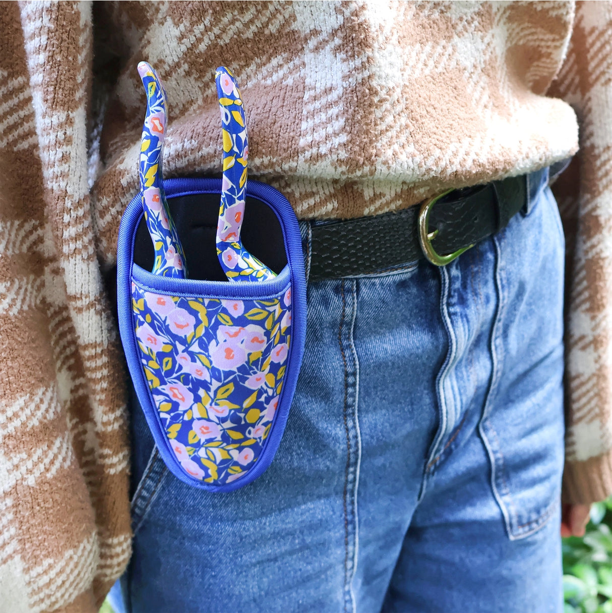 Secateurs With Pouch – Blue Floral