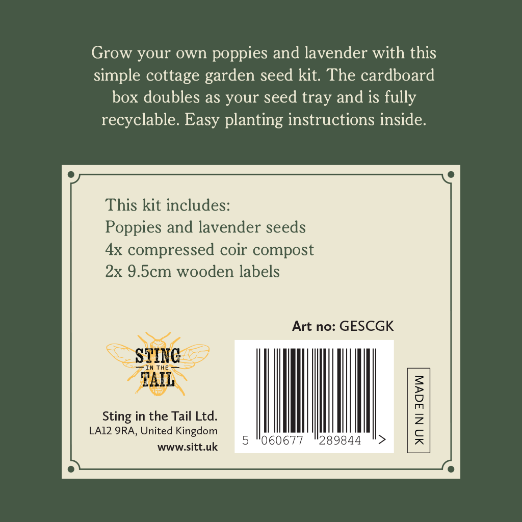 Cottage Garden Seed Kit