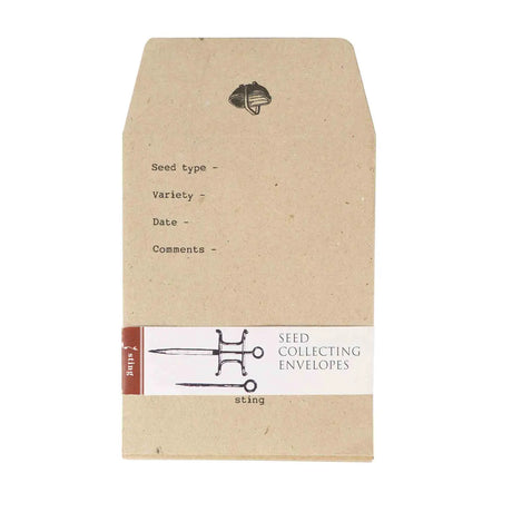 Seed collecting envelopes. Kraft paper