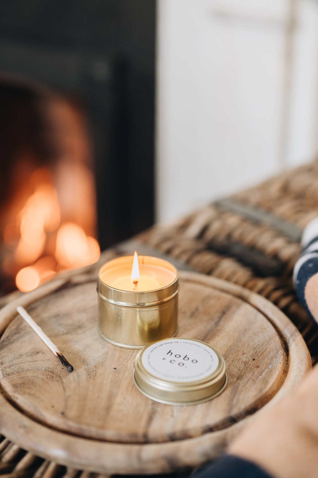 Orange Spice Gold Candle