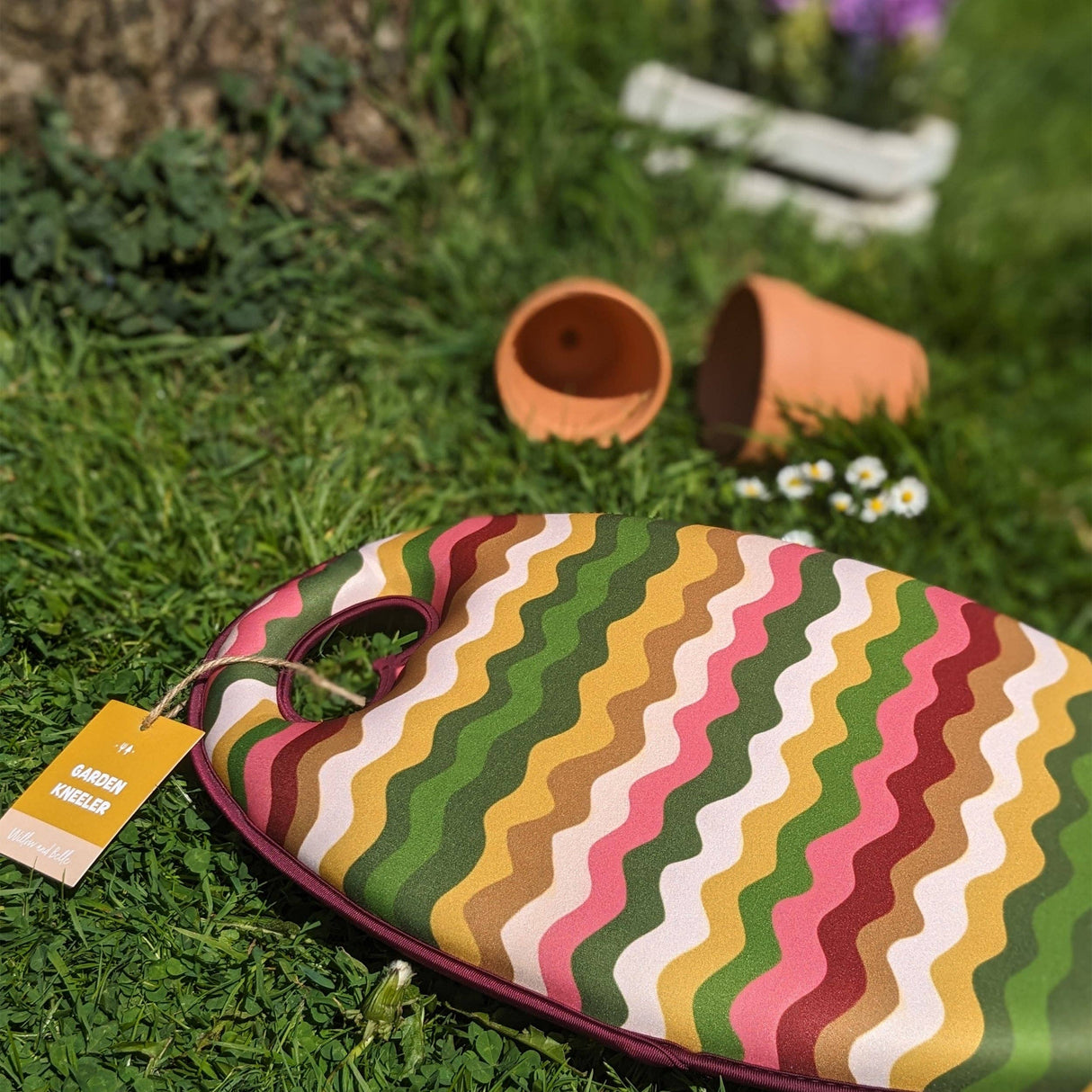 Garden Kneeler - Waves