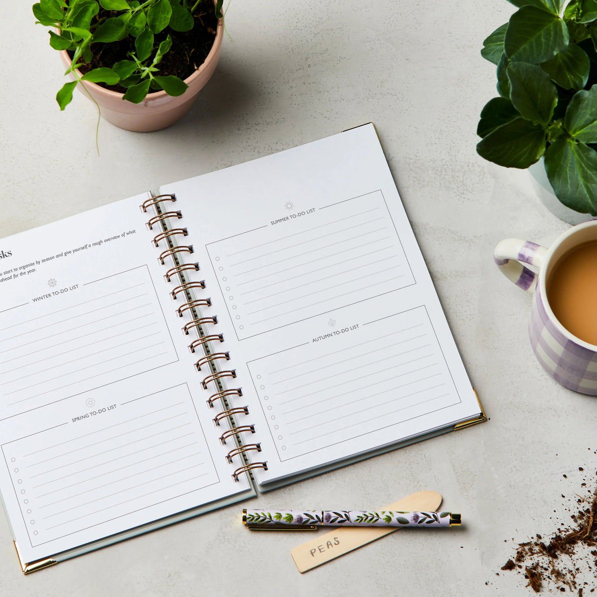 Gardening Journal - spiral bound