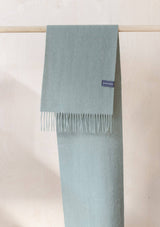 Lambswool Scarf in Sage Melange