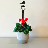 Plant Pot Stem - Robin on Fork