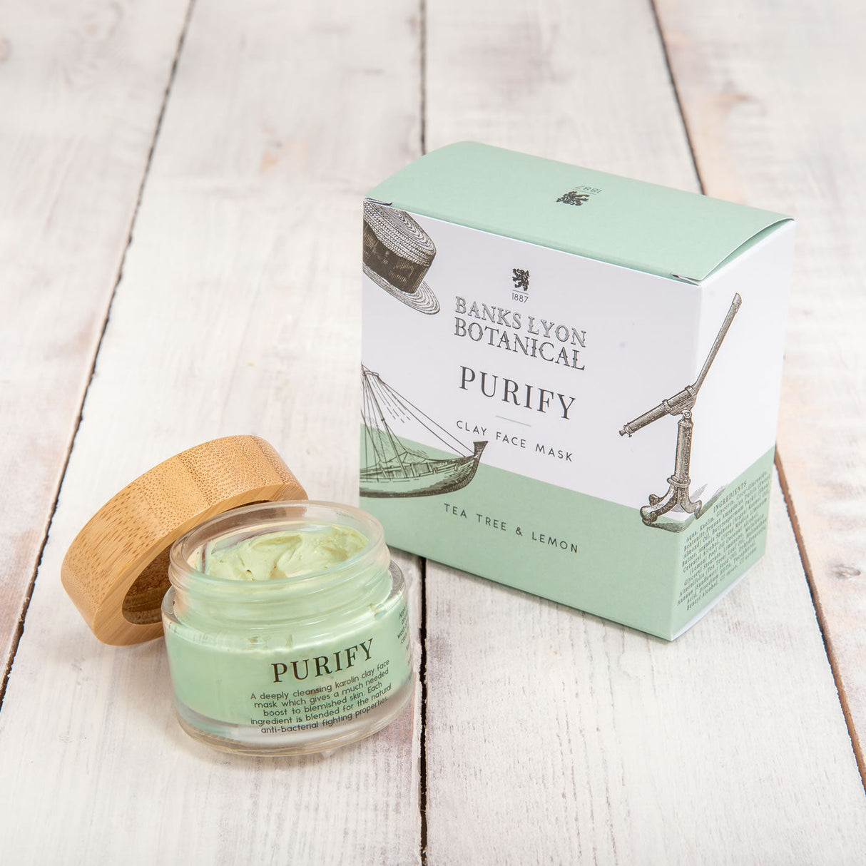 Purify Teatree clay face mask