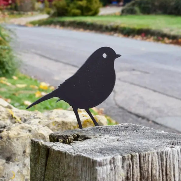Robin Silhouette Garden Decoration