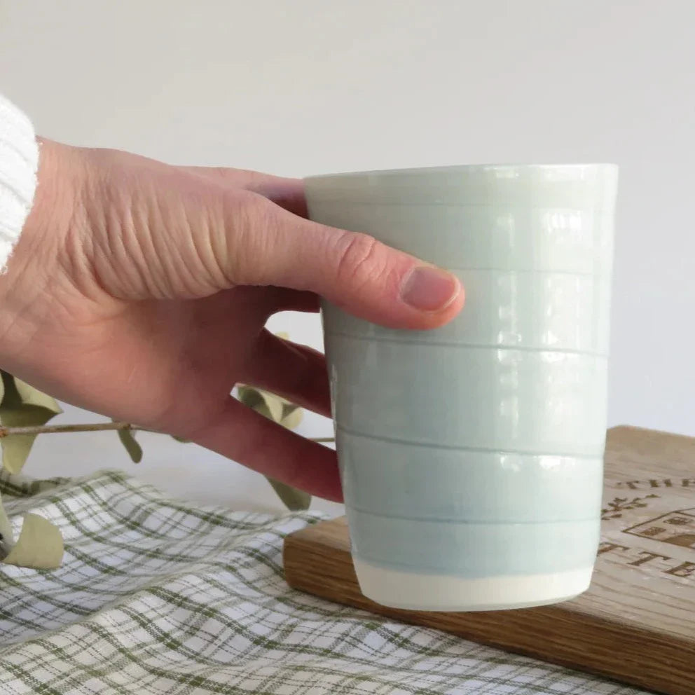 Handthrown Porcelain Tumbler