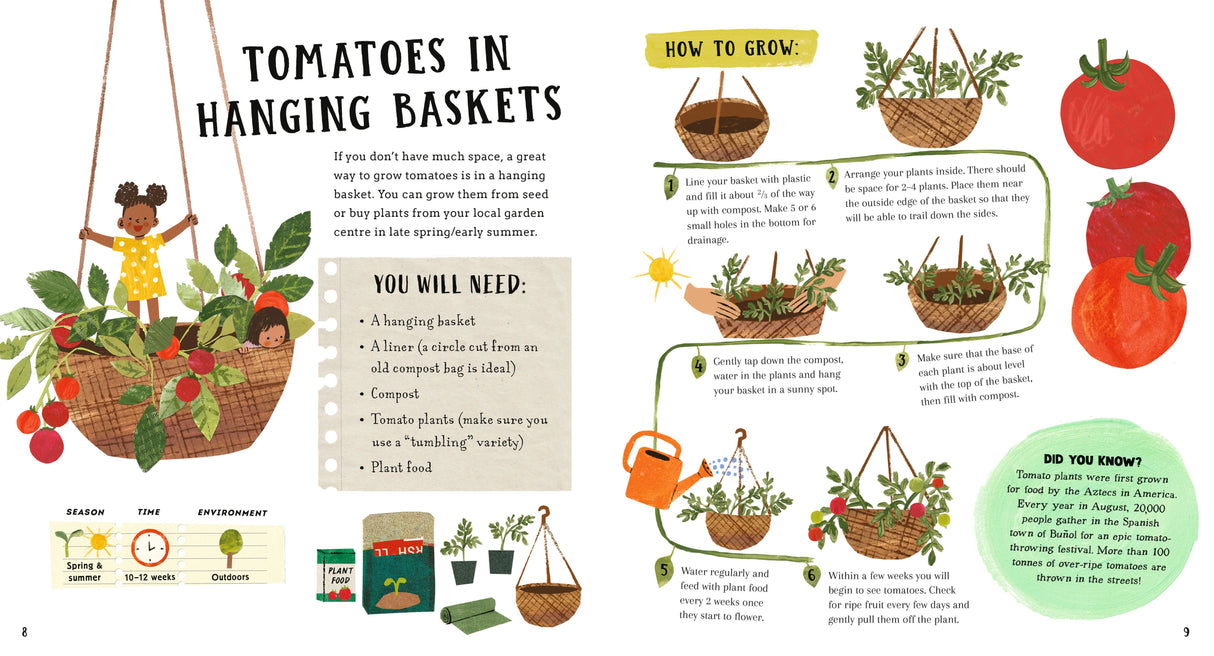 Book -  Growing Green A First Book of Gardening for Kids