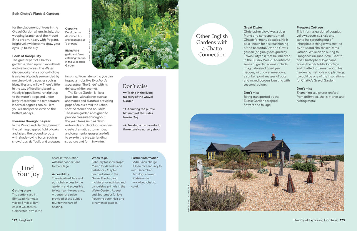 Book -  The Joy of Exploring Gardens