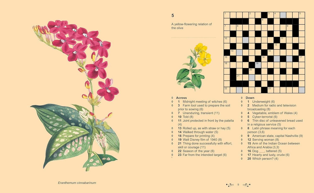 Book - Crossword Puzzles By Kew Gardens