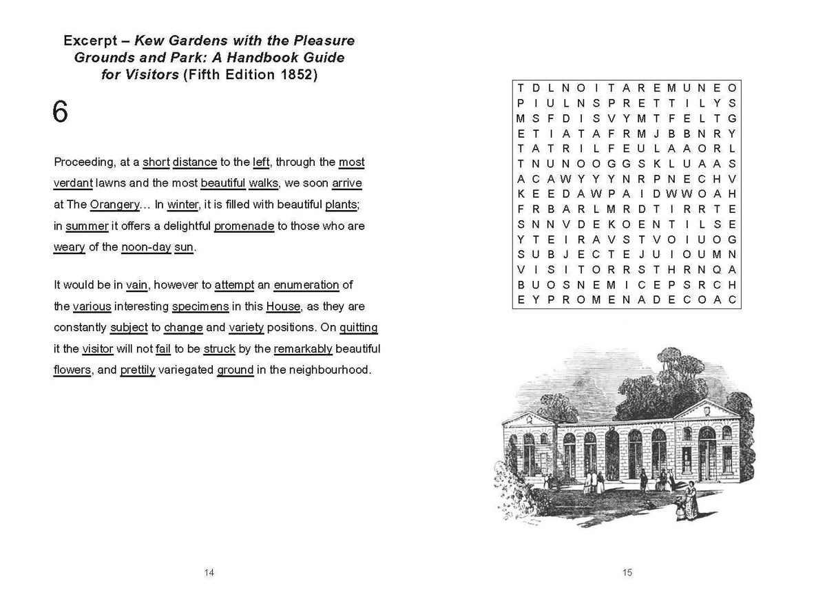 Book - Wordsearch Puzzles  By Kew Gardens