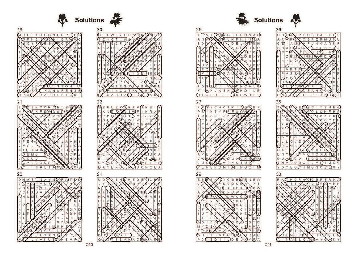 Book - Wordsearch Puzzles  By Kew Gardens