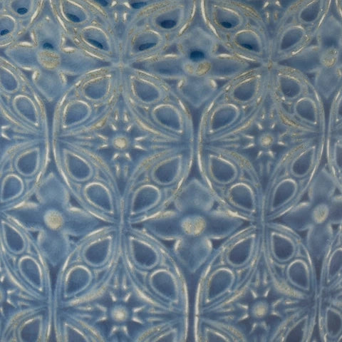 Glazed Blue Porto 14cm Indoor Pot