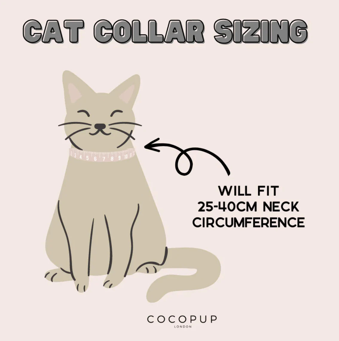 Cat Collar - Monochrome spots