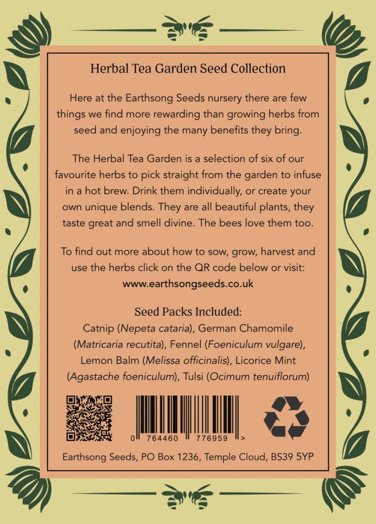 Herbal Tea Organic Herb Seed Garden