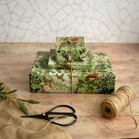 Tissue Paper Gift Wrap (1 item) + Card