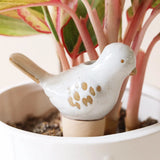 Bird Plant Watering Ceramic Spike