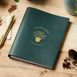 Vegan leather spiral bound gardening journal