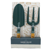 Fork & Trowel Set - Green