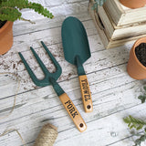 Fork & Trowel Set - Green