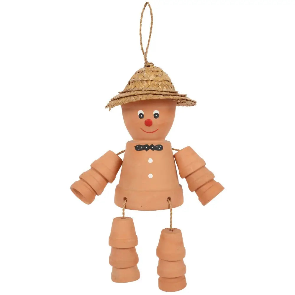 Terracotta Pot Man Garden Ornament