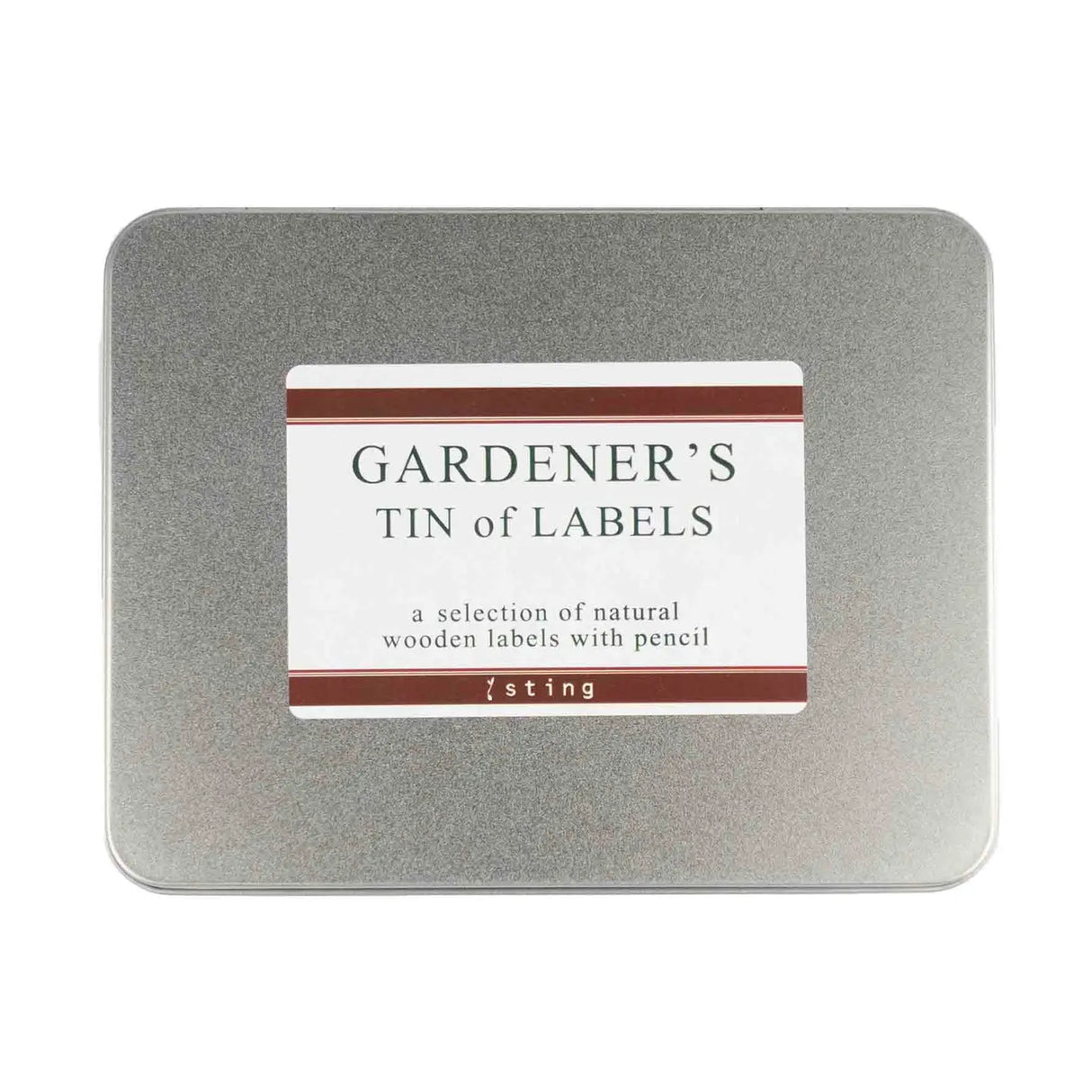 Tin of Plant Labels