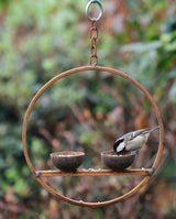 Hanging Metal Double Bird Feeder