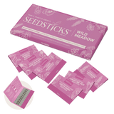 Wild meadow wildflower seed packs by Seedsticks Oxeye daisy, forget-me-not, corn marigold, lavender, poppy and love-in-a-mist