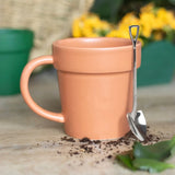 Plant Pot Mug & Shovel Spoon