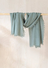 Brushed Cashmere Scarf - Sage