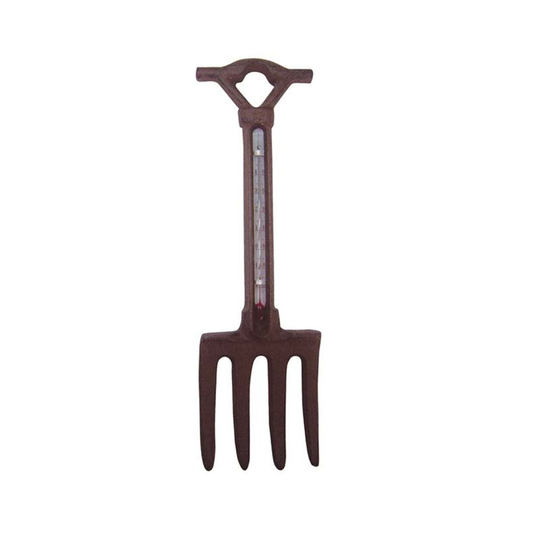 Cast Iron Garden Fork Thermometer
